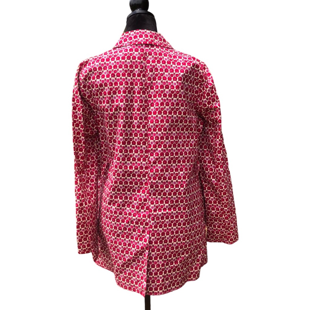 Gap Rose Print Trench Coat size Medium - Picture 5 of 11